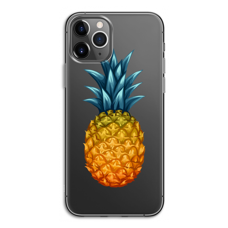 Grote ananas: iPhone 11 Pro Transparant Hoesje