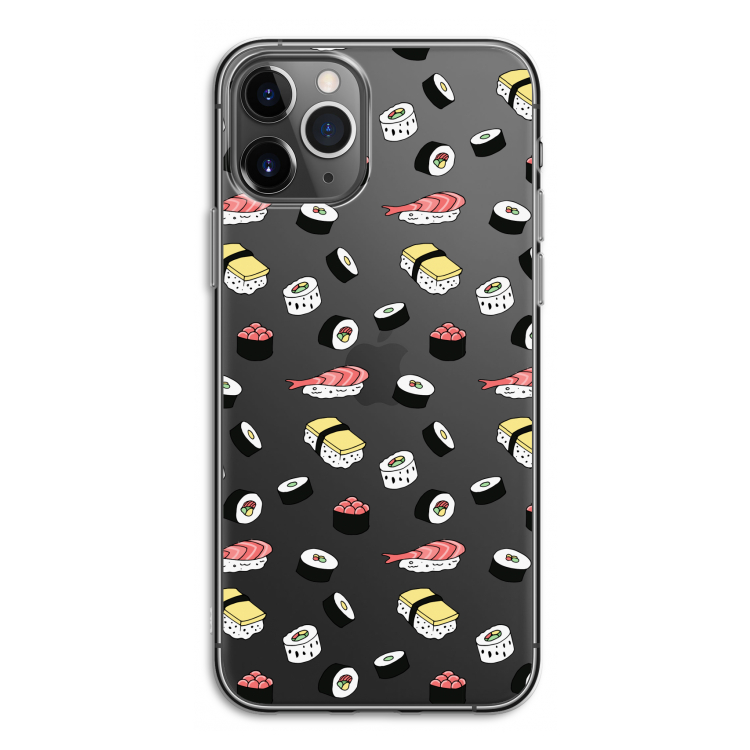 Sushi time: iPhone 11 Pro Transparant Hoesje