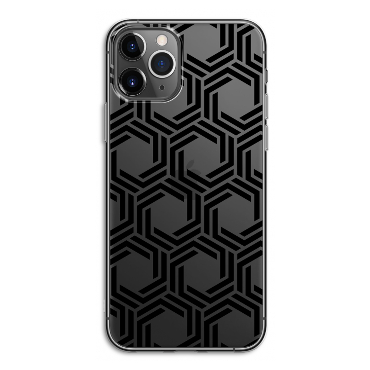 Geometrisch patroon: iPhone 11 Pro Transparant Hoesje