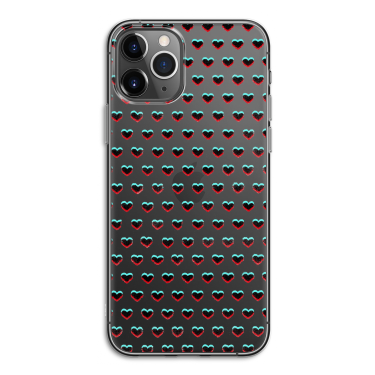 Hartjes: iPhone 11 Pro Transparant Hoesje