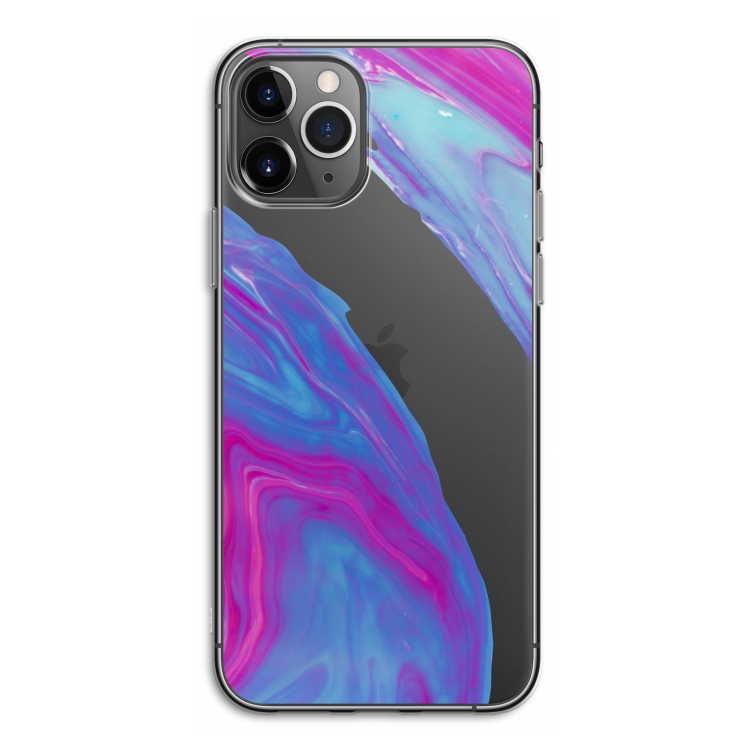 Zweverige regenboog: iPhone 11 Pro Transparant Hoesje