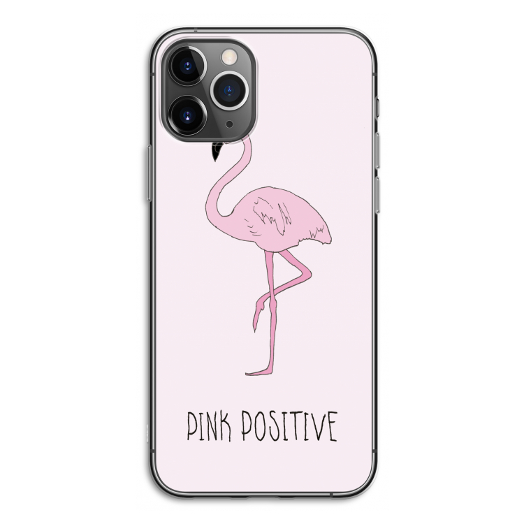 Pink positive: iPhone 11 Pro Transparant Hoesje