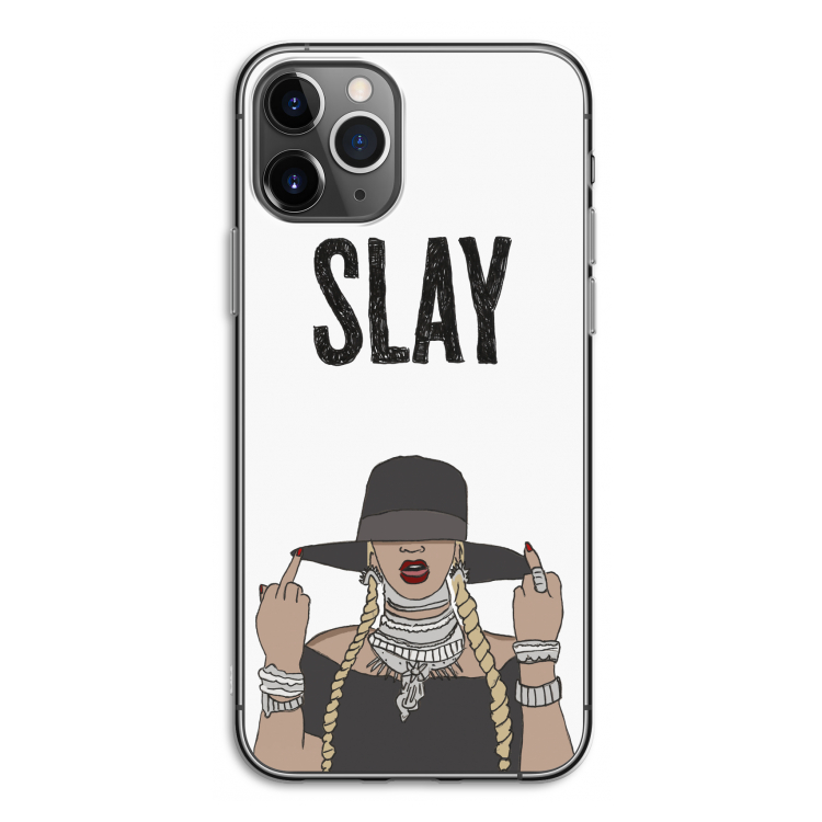 Slay All Day: iPhone 11 Pro Transparant Hoesje