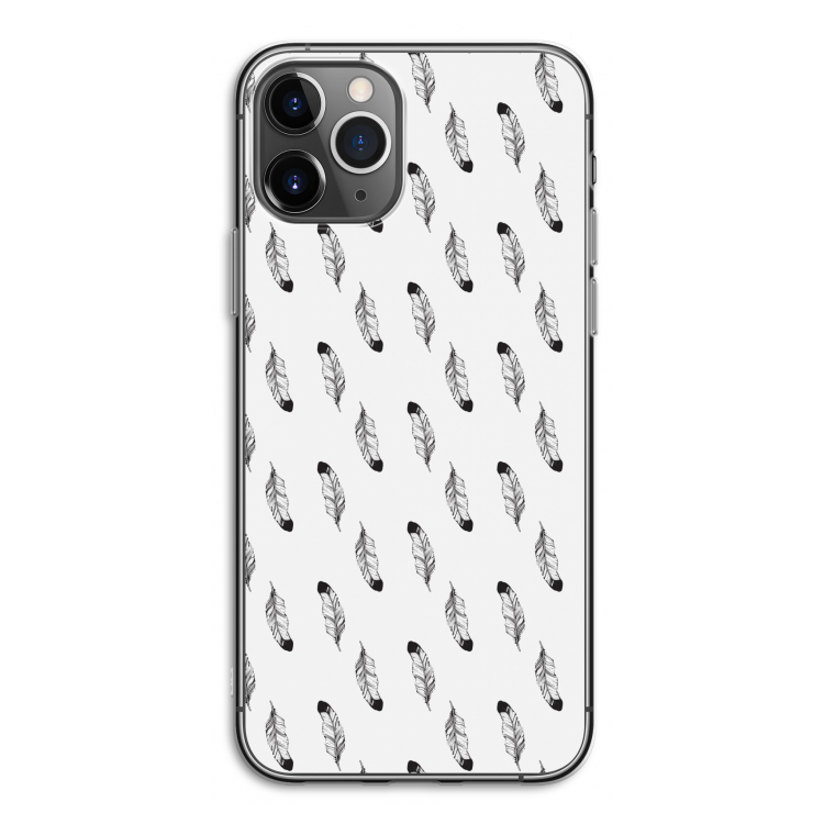 Pluimen: iPhone 11 Pro Transparant Hoesje