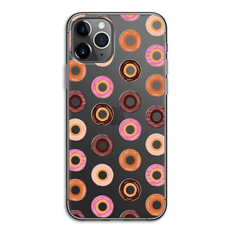 Donuts: iPhone 11 Pro Transparant Hoesje
