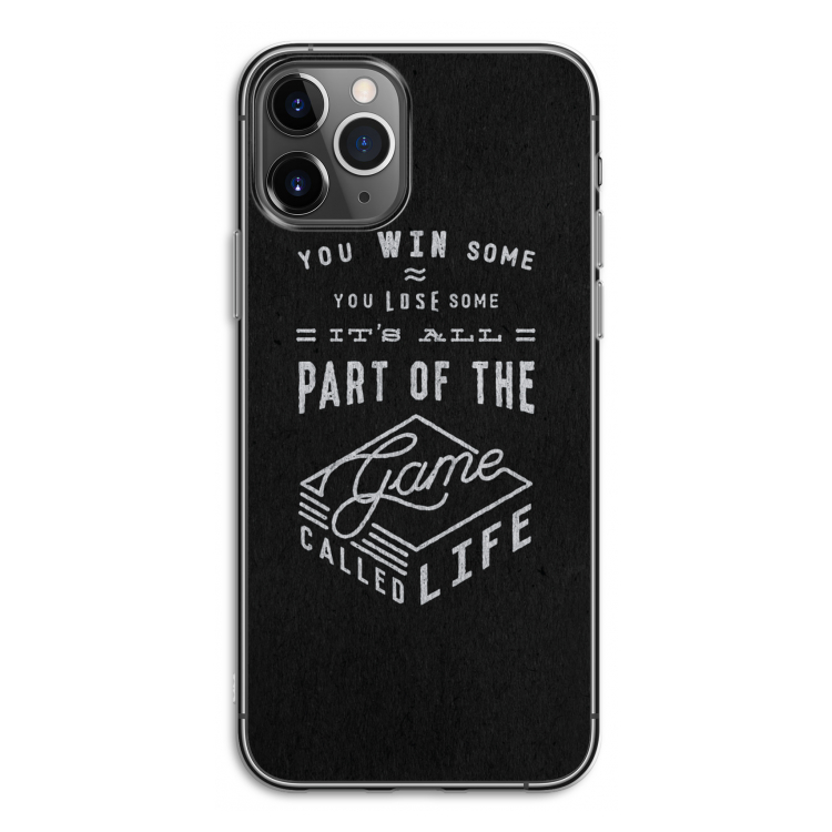 Life: iPhone 11 Pro Transparant Hoesje
