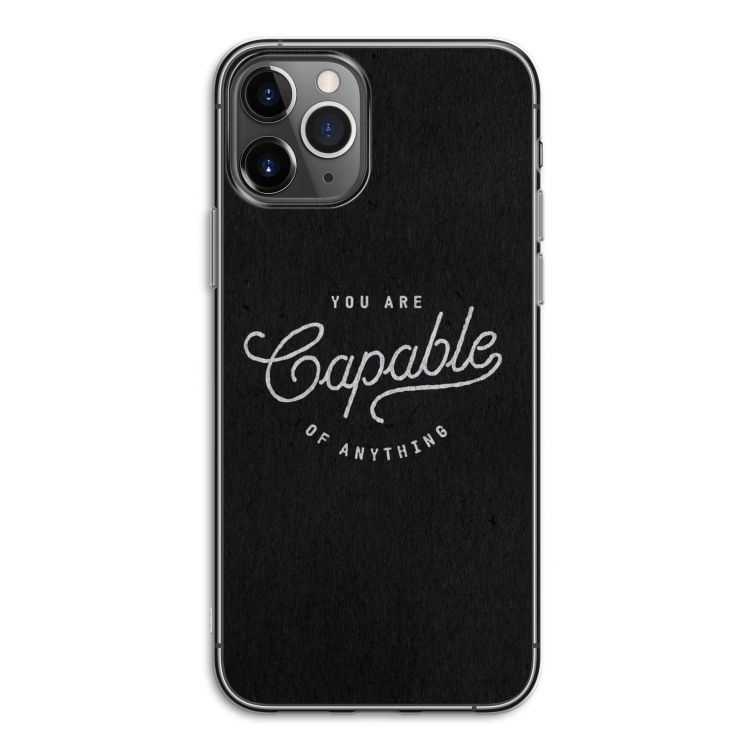 Capable: iPhone 11 Pro Transparant Hoesje