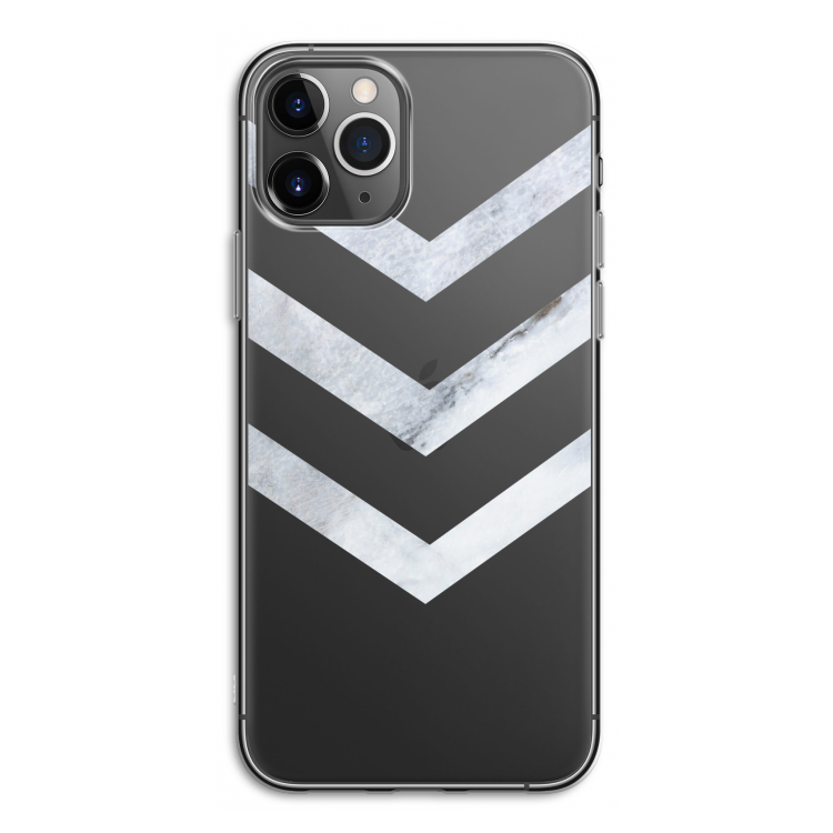 Marmeren pijlen: iPhone 11 Pro Transparant Hoesje