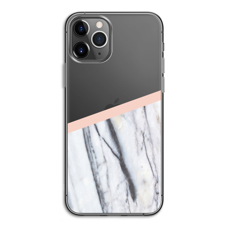 A touch of peach: iPhone 11 Pro Transparant Hoesje