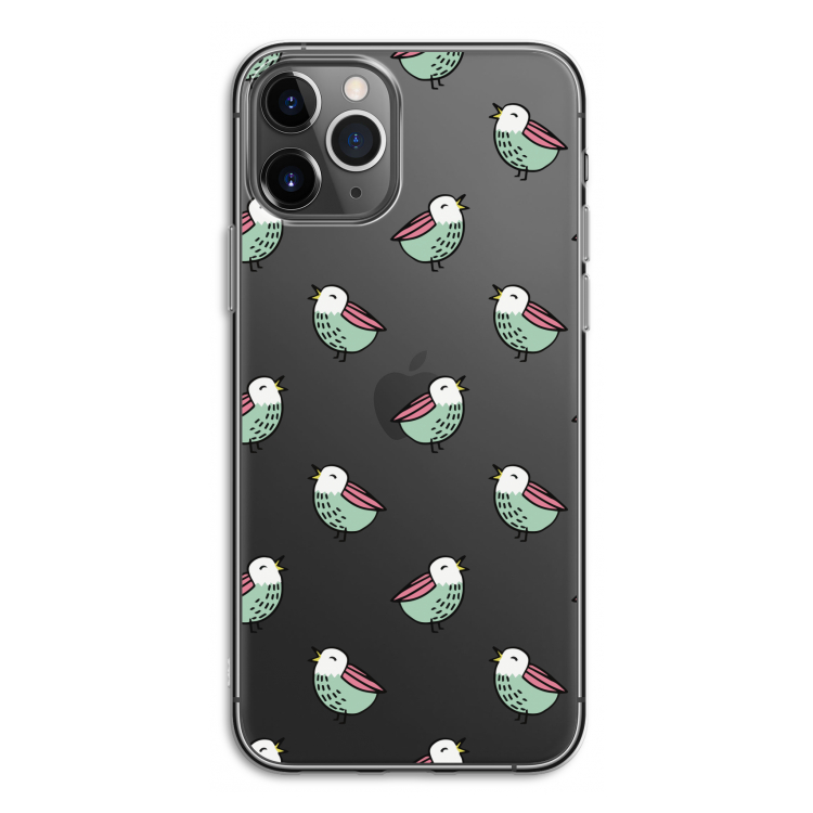 Vogeltjes: iPhone 11 Pro Transparant Hoesje