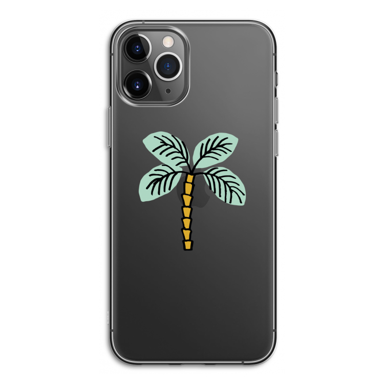 Palmboom: iPhone 11 Pro Transparant Hoesje