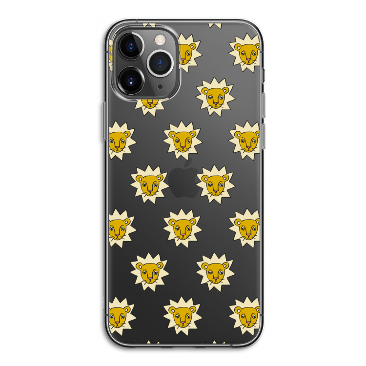 Leeuwenkoppen: iPhone 11 Pro Transparant Hoesje