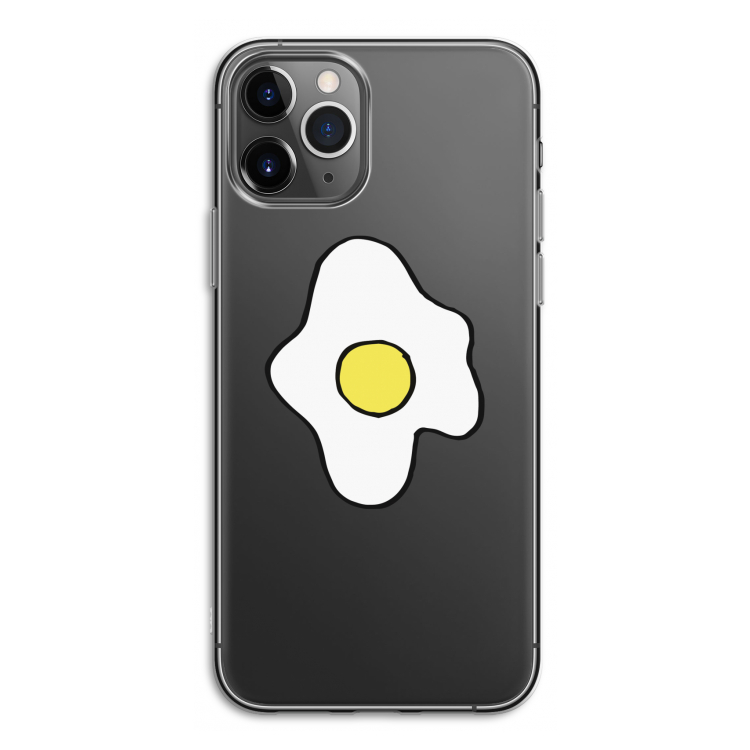 Spiegelei: iPhone 11 Pro Transparant Hoesje
