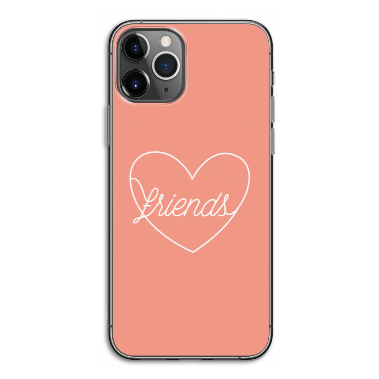 Friends heart: iPhone 11 Pro Transparant Hoesje