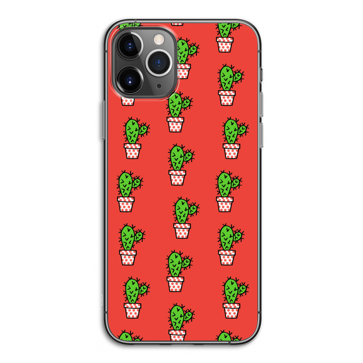 Mini cactus: iPhone 11 Pro Transparant Hoesje
