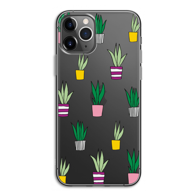 Sanseveria: iPhone 11 Pro Transparant Hoesje