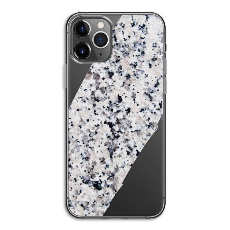 Gespikkelde marmer: iPhone 11 Pro Transparant Hoesje