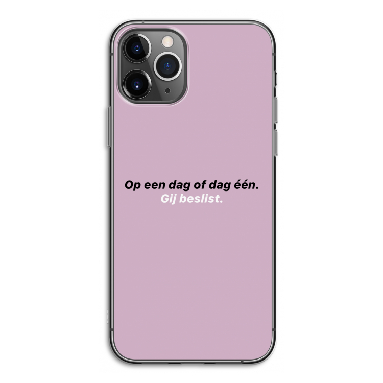 gij beslist: iPhone 11 Pro Transparant Hoesje
