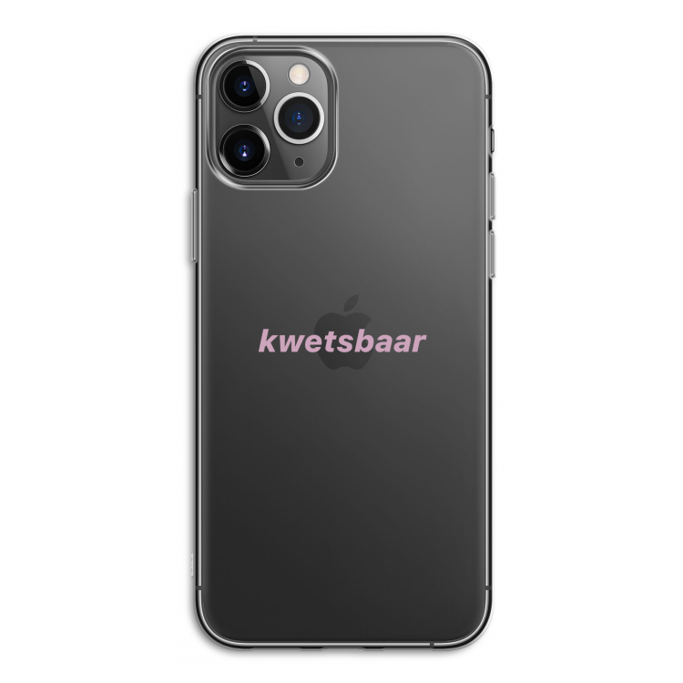 kwetsbaar: iPhone 11 Pro Transparant Hoesje