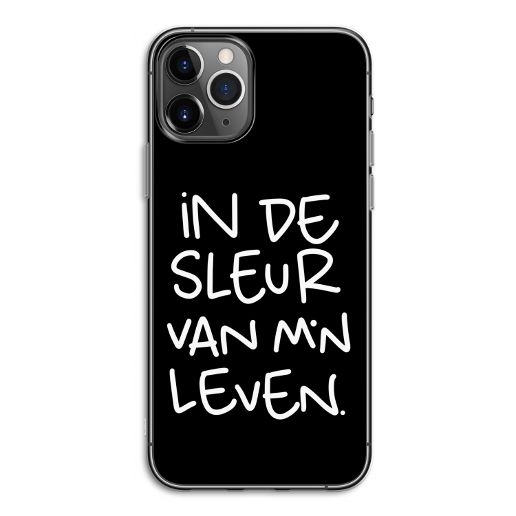 De Sleur: iPhone 11 Pro Transparant Hoesje