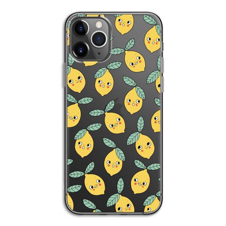 Citroenen: iPhone 11 Pro Transparant Hoesje