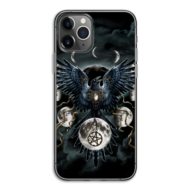 Sinister Wings: iPhone 11 Pro Transparant Hoesje