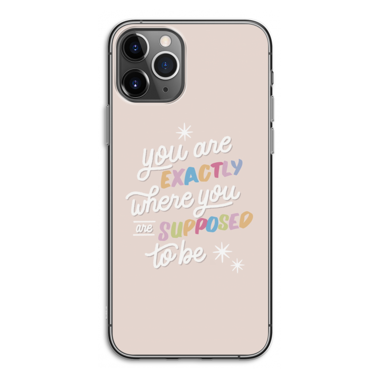 Right Place: iPhone 11 Pro Transparant Hoesje