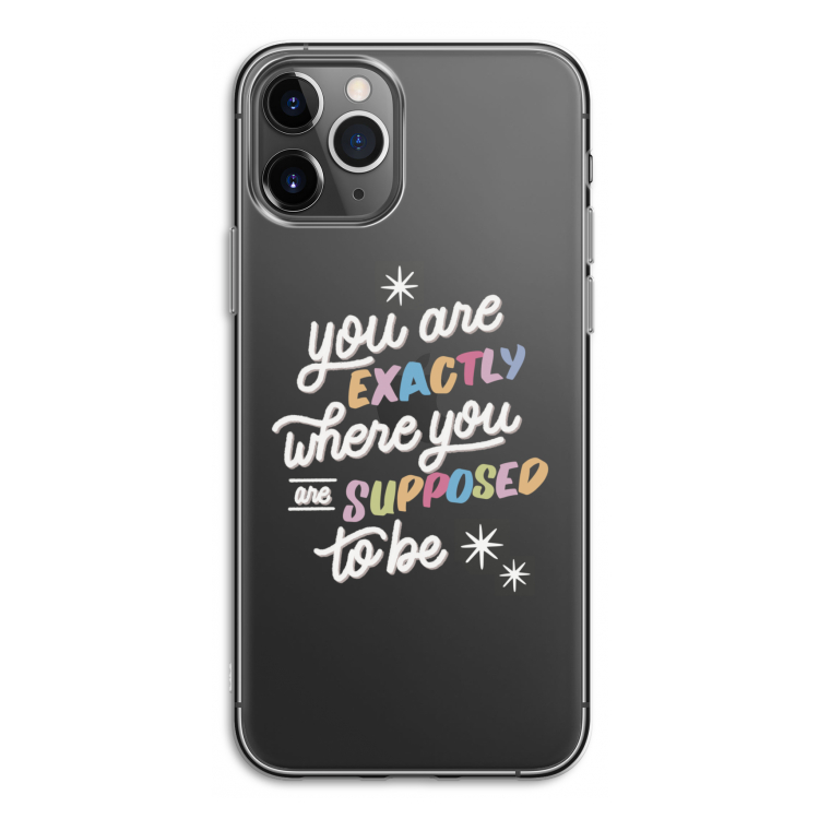 Right Place: iPhone 11 Pro Transparant Hoesje