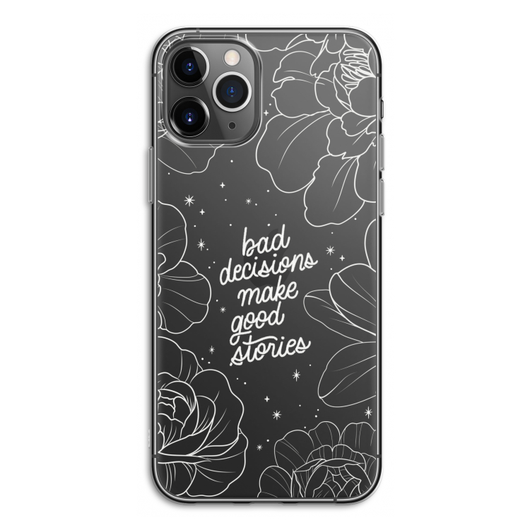 Good stories: iPhone 11 Pro Transparant Hoesje