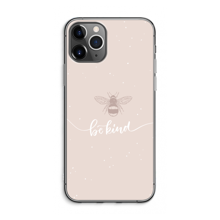 CaseCompany Be(e) kind: iPhone 11 Pro Max Transparant Hoesje