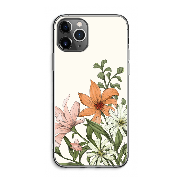 Floral bouquet: iPhone 11 Pro Max Transparant Hoesje