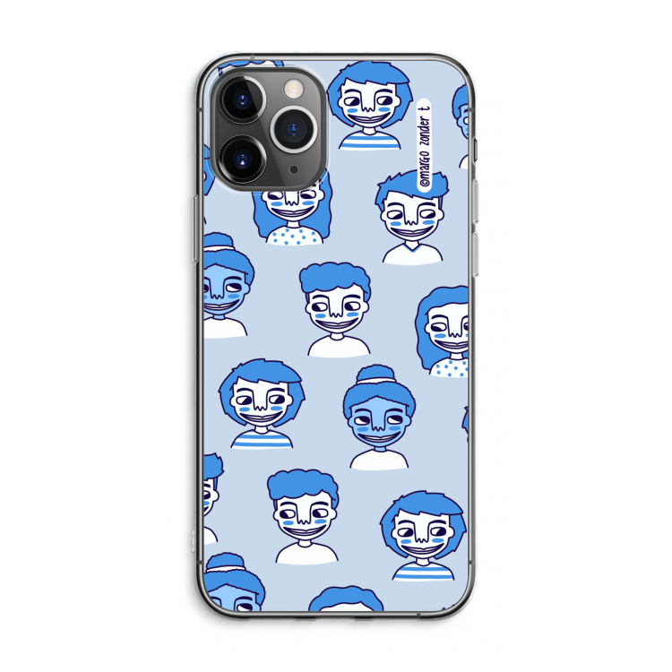 Gezichtjes: iPhone 11 Pro Max Transparant Hoesje