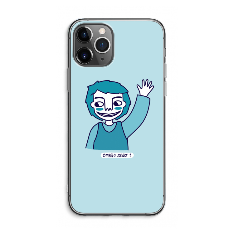 CaseCompany Zwaai: iPhone 11 Pro Max Transparant Hoesje