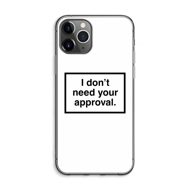 Don't need approval: iPhone 11 Pro Max Transparant Hoesje