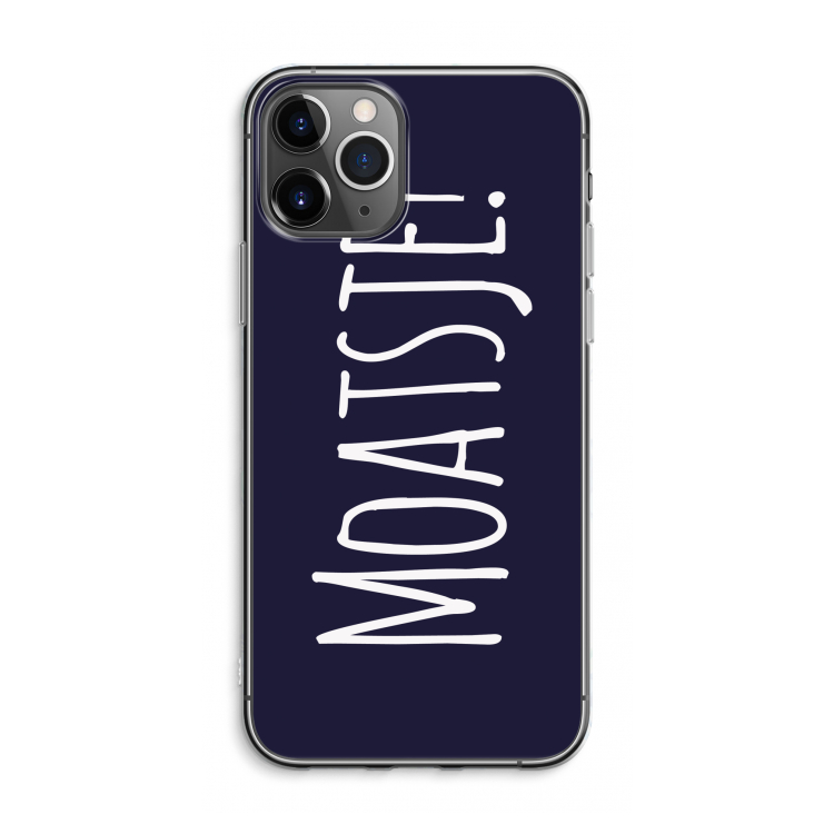 Moatsje!: iPhone 11 Pro Max Transparant Hoesje
