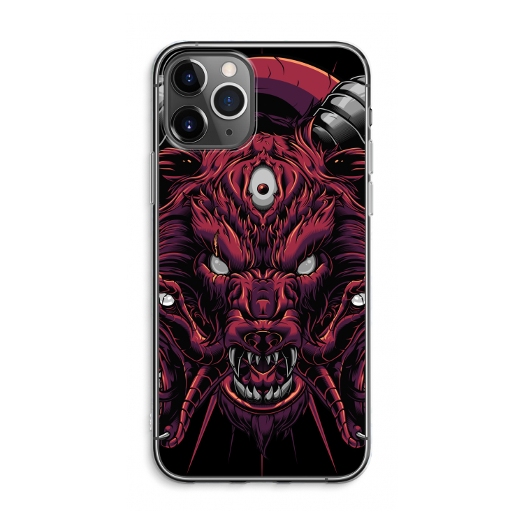 Hell Hound and Serpents: iPhone 11 Pro Max Transparant Hoesje