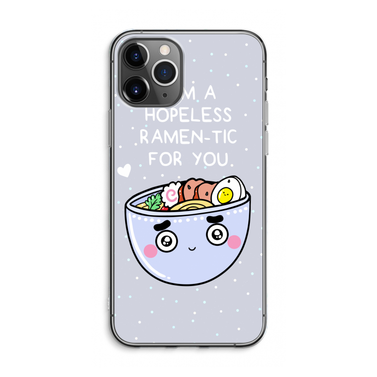 I'm A Hopeless Ramen-Tic For You: iPhone 11 Pro Max Transparant Hoesje