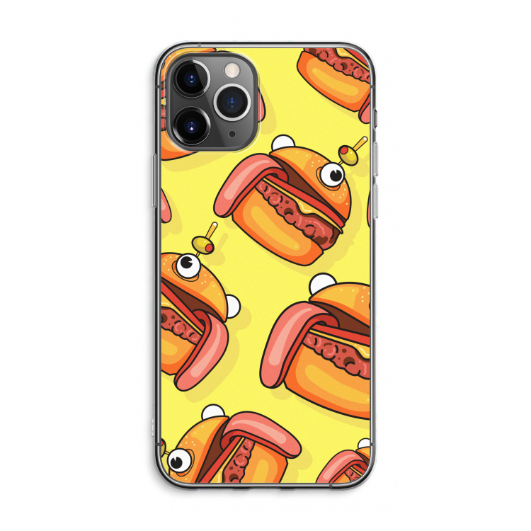 Hamburger: iPhone 11 Pro Max Transparant Hoesje