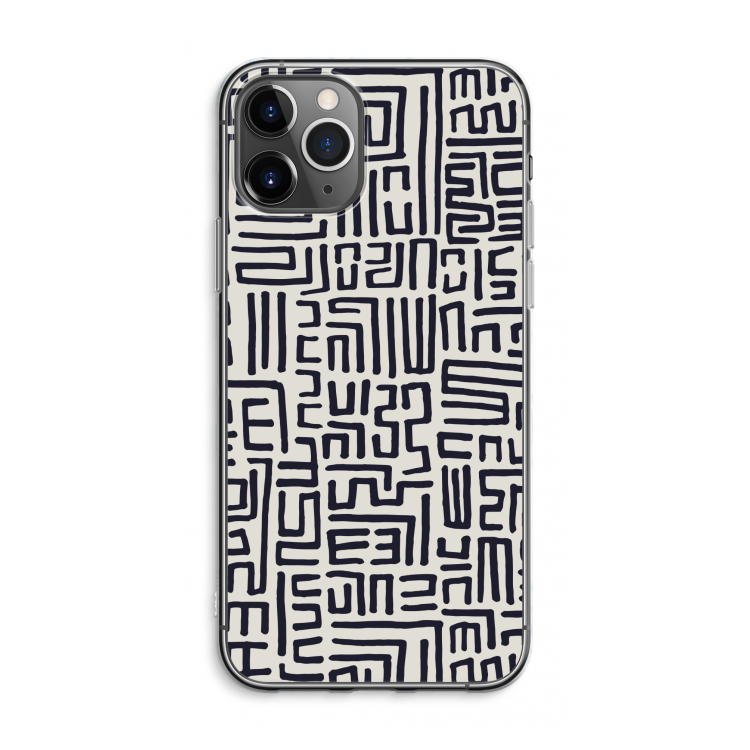 Moroccan Print: iPhone 11 Pro Max Transparant Hoesje