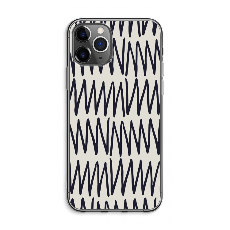 Marrakech Zigzag: iPhone 11 Pro Max Transparant Hoesje