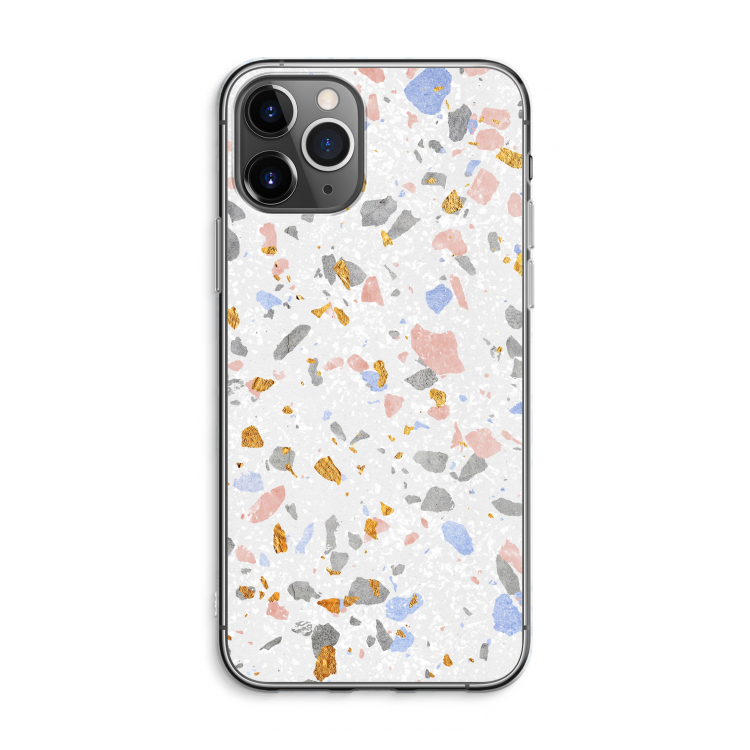 CaseCompany Terrazzo N°8: iPhone 11 Pro Max Transparant Hoesje