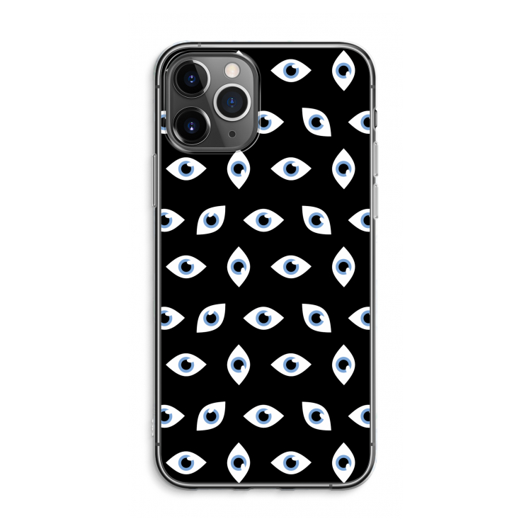 Eyes pattern: iPhone 11 Pro Max Transparant Hoesje