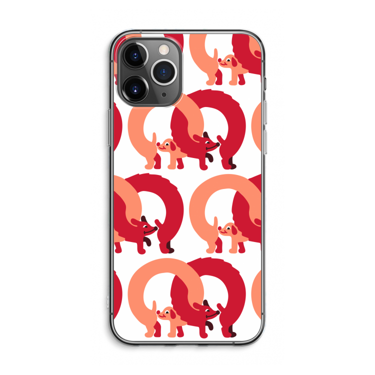 Dogs: iPhone 11 Pro Max Transparant Hoesje