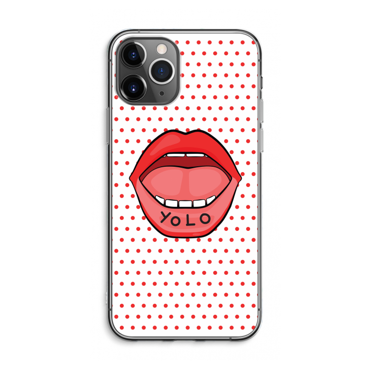 CaseCompany Yolo Denise: iPhone 11 Pro Max Transparant Hoesje