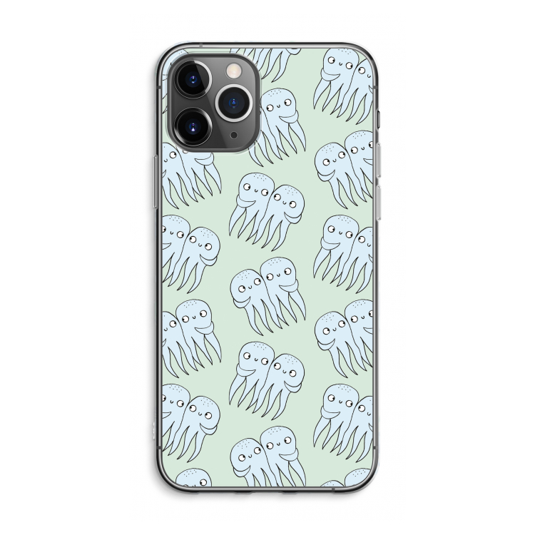 CaseCompany Octopussen: iPhone 11 Pro Max Transparant Hoesje