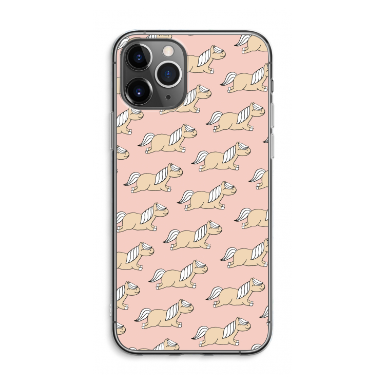 CaseCompany Ponys: iPhone 11 Pro Max Transparant Hoesje