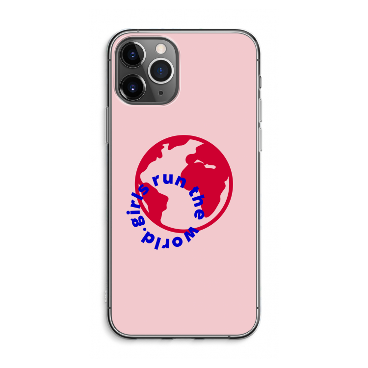 CaseCompany Run The World: iPhone 11 Pro Max Transparant Hoesje