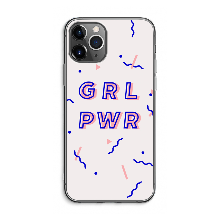 GRL PWR: iPhone 11 Pro Max Transparant Hoesje