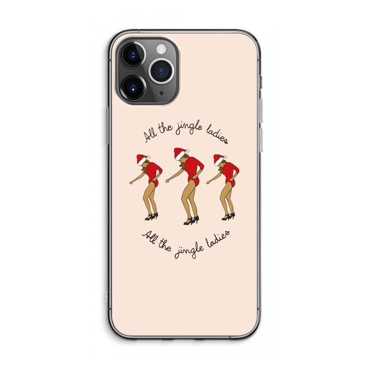 Jingle Ladies: iPhone 11 Pro Max Transparant Hoesje