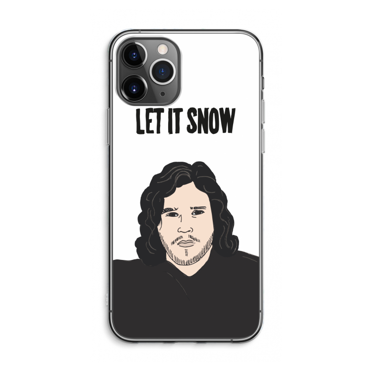 Let It Snow: iPhone 11 Pro Max Transparant Hoesje